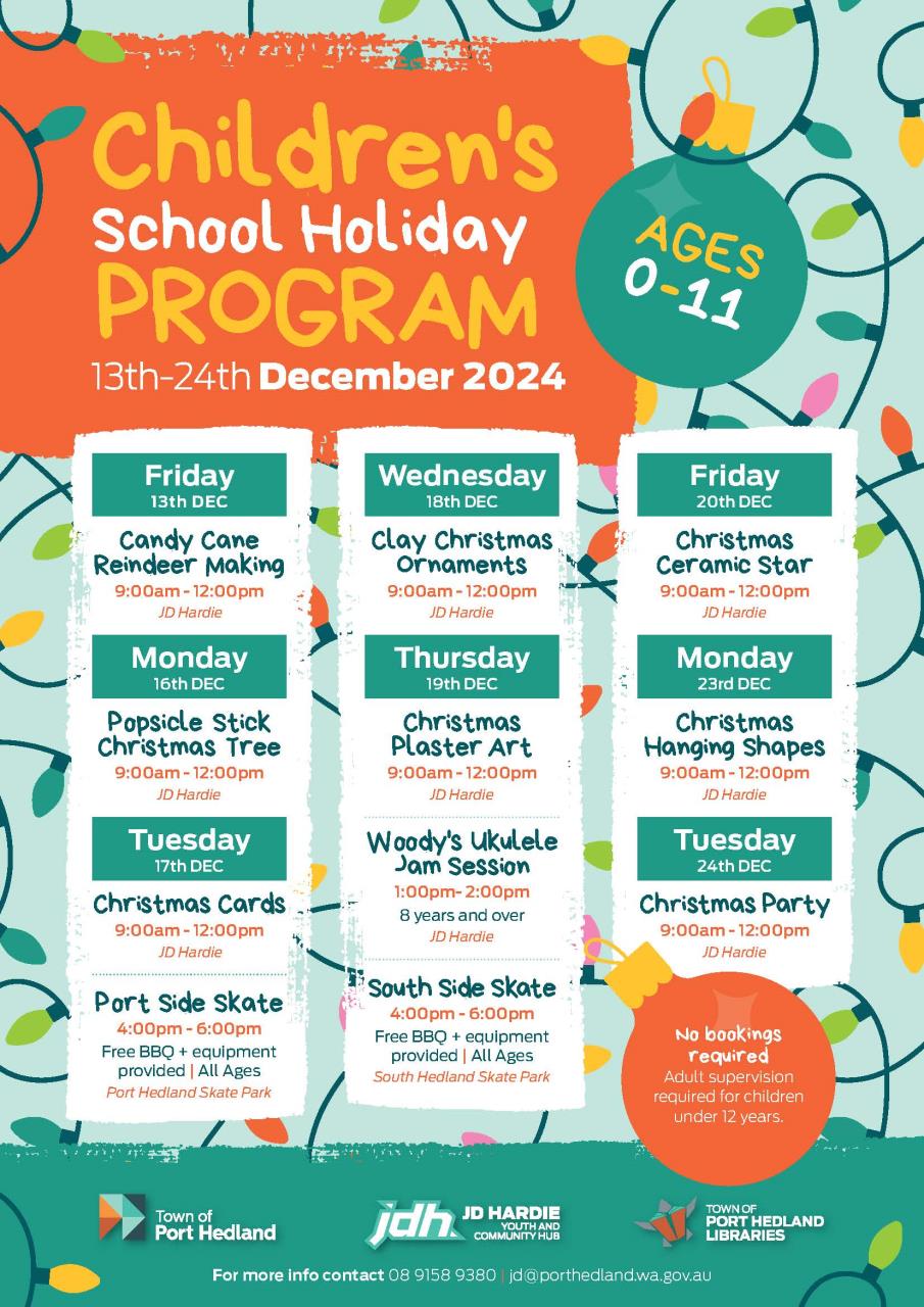 Children's School Holiday Program