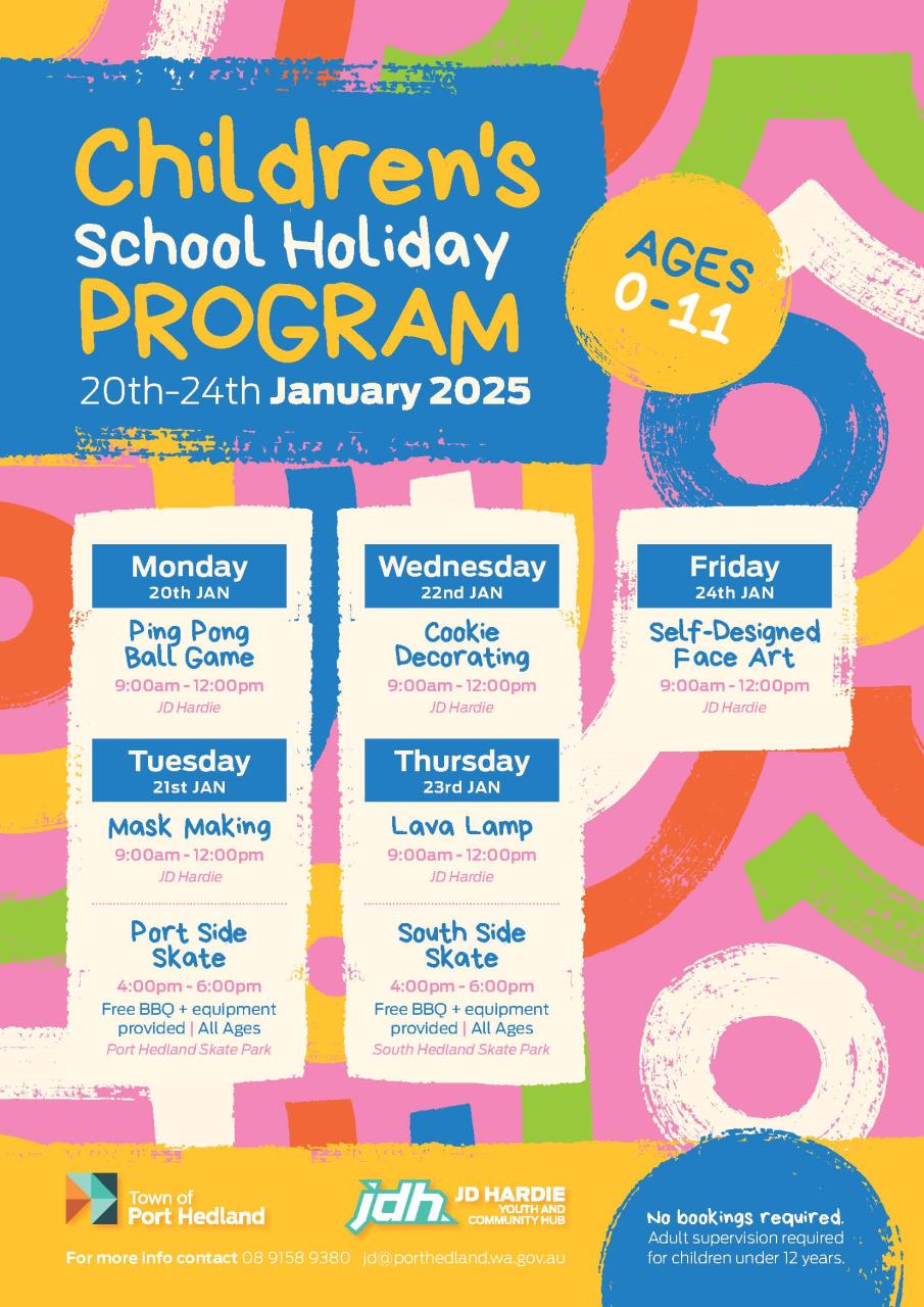 Children's School Holiday Program