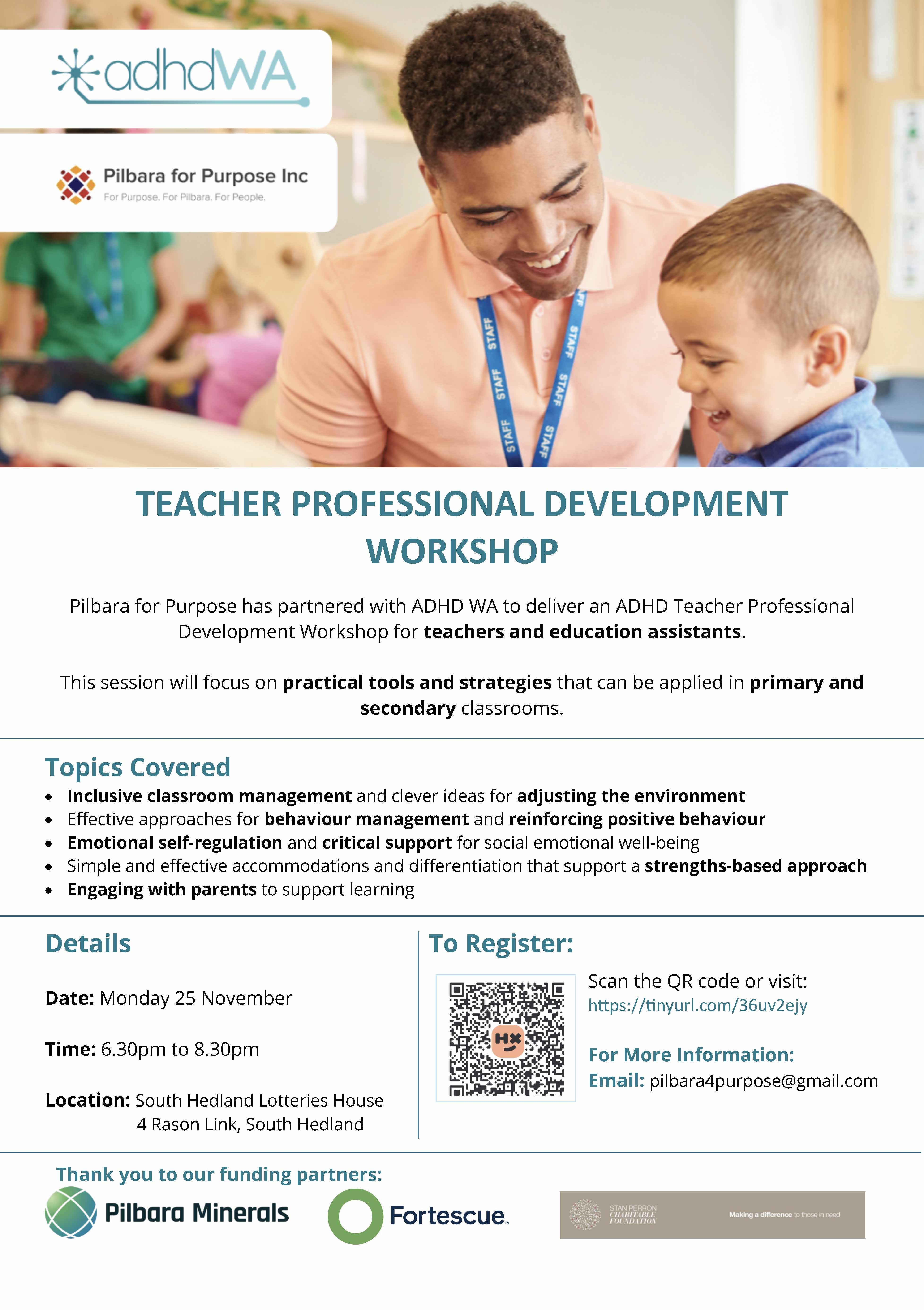 Supporting Students with ADHD - Workshop for Teachers and Education