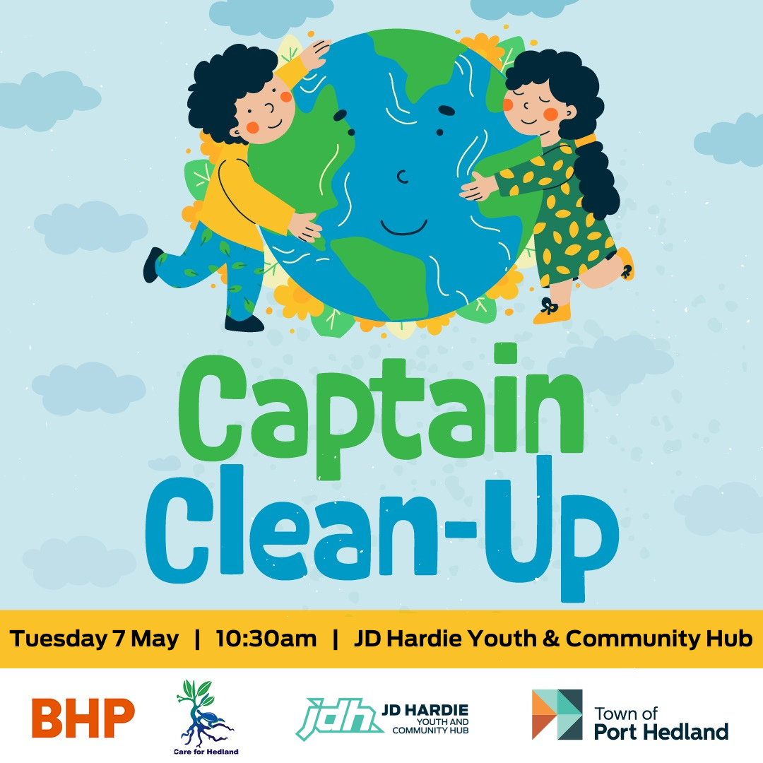Captain Clean Up at JD Hardie Youth & Community Hub